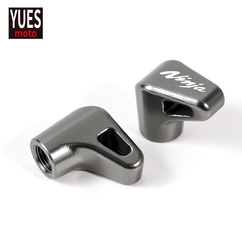 Motorcycle Accessories Tire Valve Air Port Stem Cover Cap Plug Aluminum for Kawasaki Ninja 250 300 400 650 ALL Year