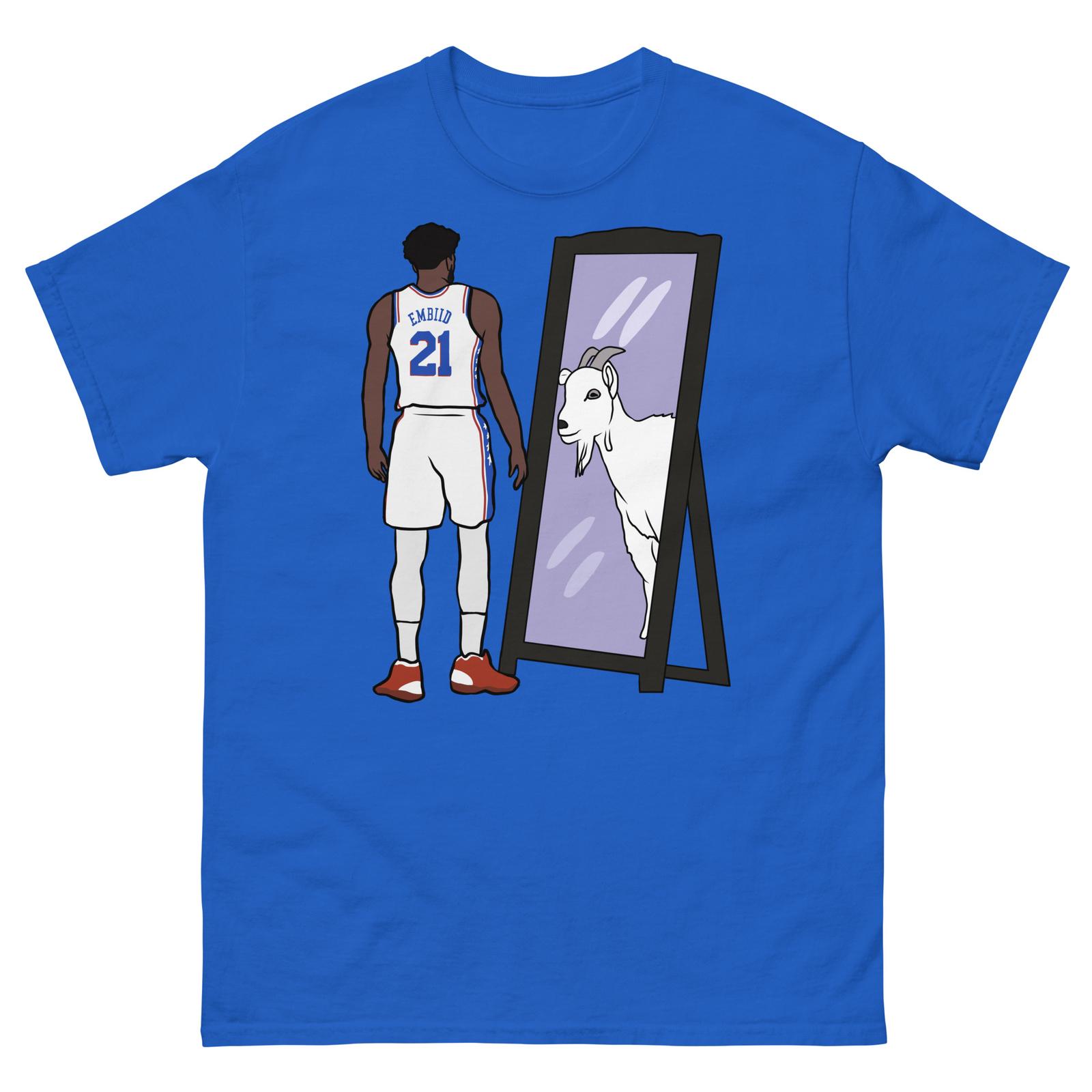 Joel Embiid Mirror GOAT T-shirt XXXXL