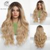 BLONDE UNICORN Small Lace Synthetic Wig Wavy Cosplay Wigs for Women Daily Use Long Blonde Wigs Heat Resistant Fiber Hair