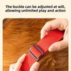 Striped Design Dog Elbow Brace Cartoon Pattern Puppy Joint Protector Dog Knee Pads  Large Dogs