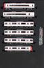 Greenmax N Gauge Meitetsu 2200 Series First Run, See-Through Front Windows, Selectable Car Number, 6-Car Set, Powered, 30883 Model Train
