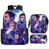 Printed Avengers The Backpack Set Oxford Fabric Pencil Case Essentials School