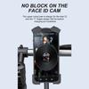 Motorcycle Handlebar Phone Holder Cradle for Most Cellphone GPS Bracket Handlebar for Smart Phone Holder Cradle