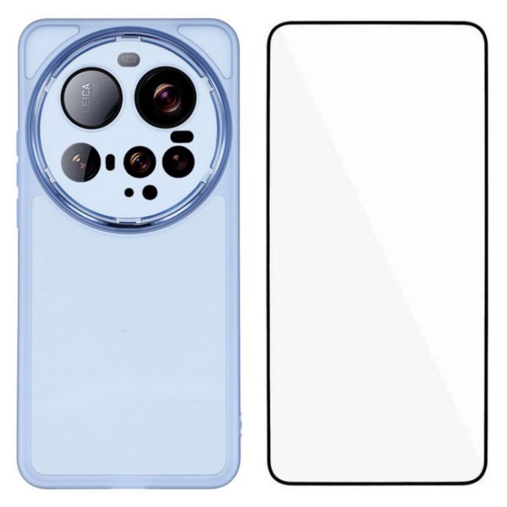 For Xiaomi 15 Ultra TPU Case WANLONFENG DKSM Series Electroplated Frame Back Cover with Tempered Glass