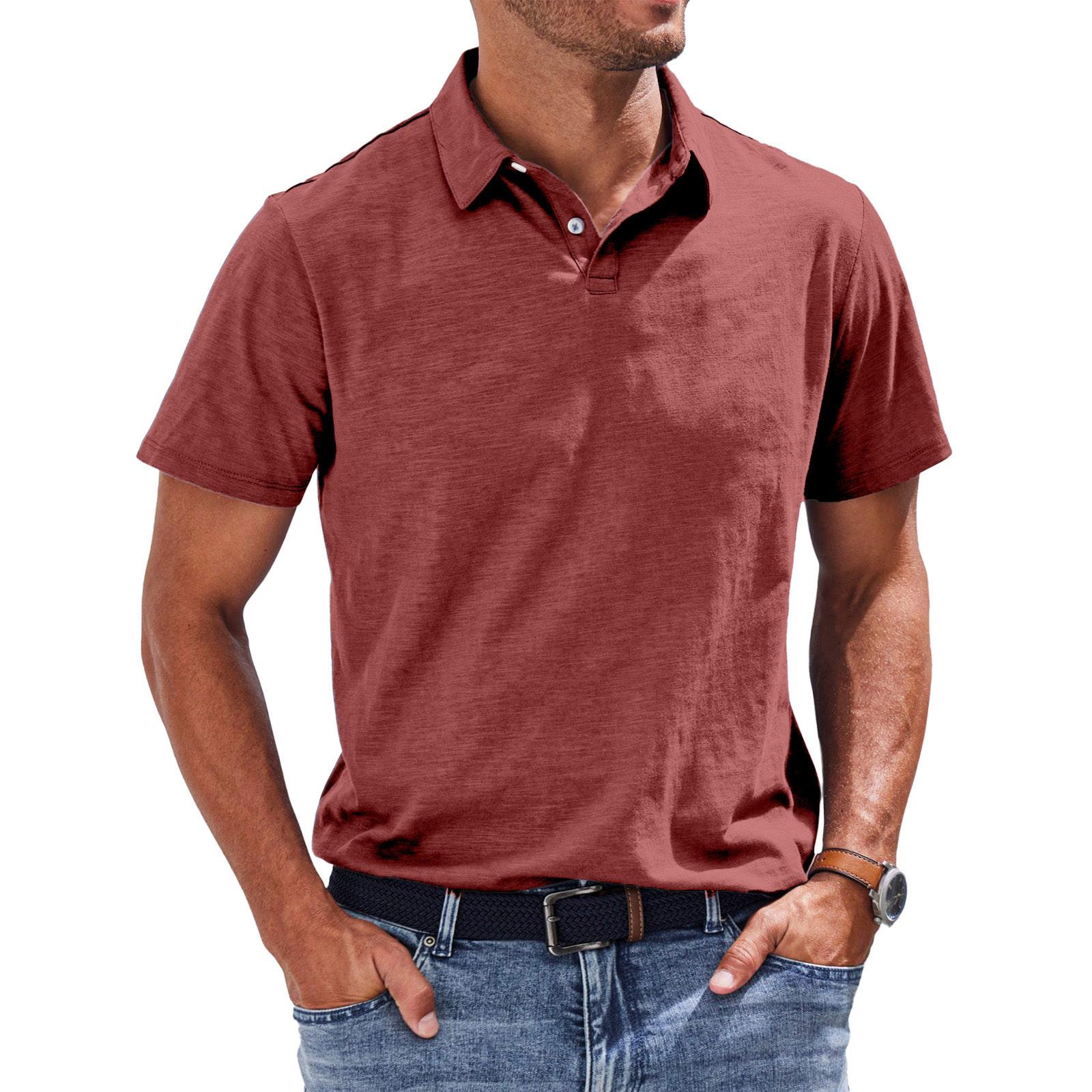 

Мужские винтажные рубашки для боулинга на пуговицах с коротким рукавом, летняя пляжная рубашка XXXL винный