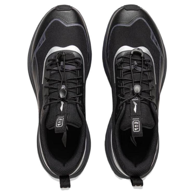 Li Ning CF Comfort Versatile Fashion Non-Slip Wear-Resistant Breathable Low-Top Casual Shoes Men Sneaker Black AHCV015-3