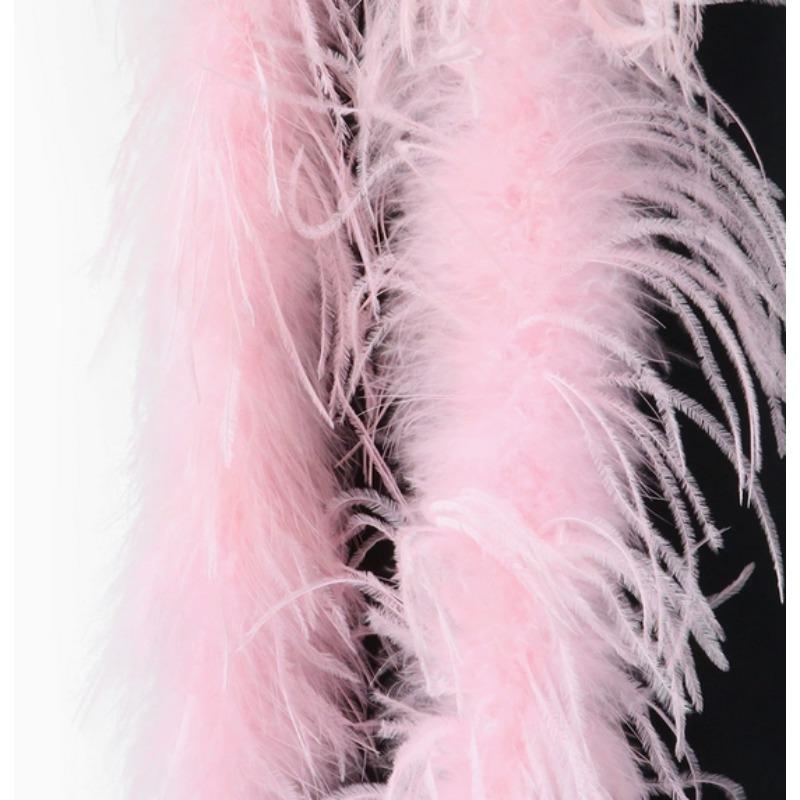 DIY Weißer STRAUSSENFEDER boa 1 6 10 15 35lagig Straußenfeder boa Besatz Tanzkleid Hochzeit Basteln Halloween Kundenspezifische Lieferung auf Lager