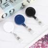 Office Supplies Exhibition Badge Holder ID Name Card Pull Buckle Retractable Badge Reel Badge Clip