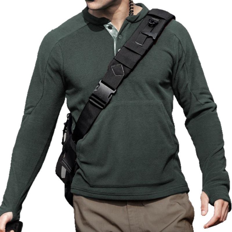 Versatile Autumn Winter New Slim Long-sleeved Stand Collar Personality European American Casual Sweatshirt for Men