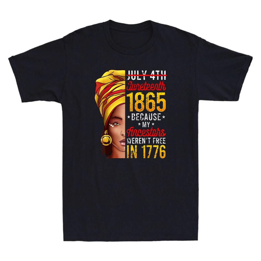 Juneteenth Shirt Women Juneteenth Shirts African American Vintage Unisex T-Shirt L