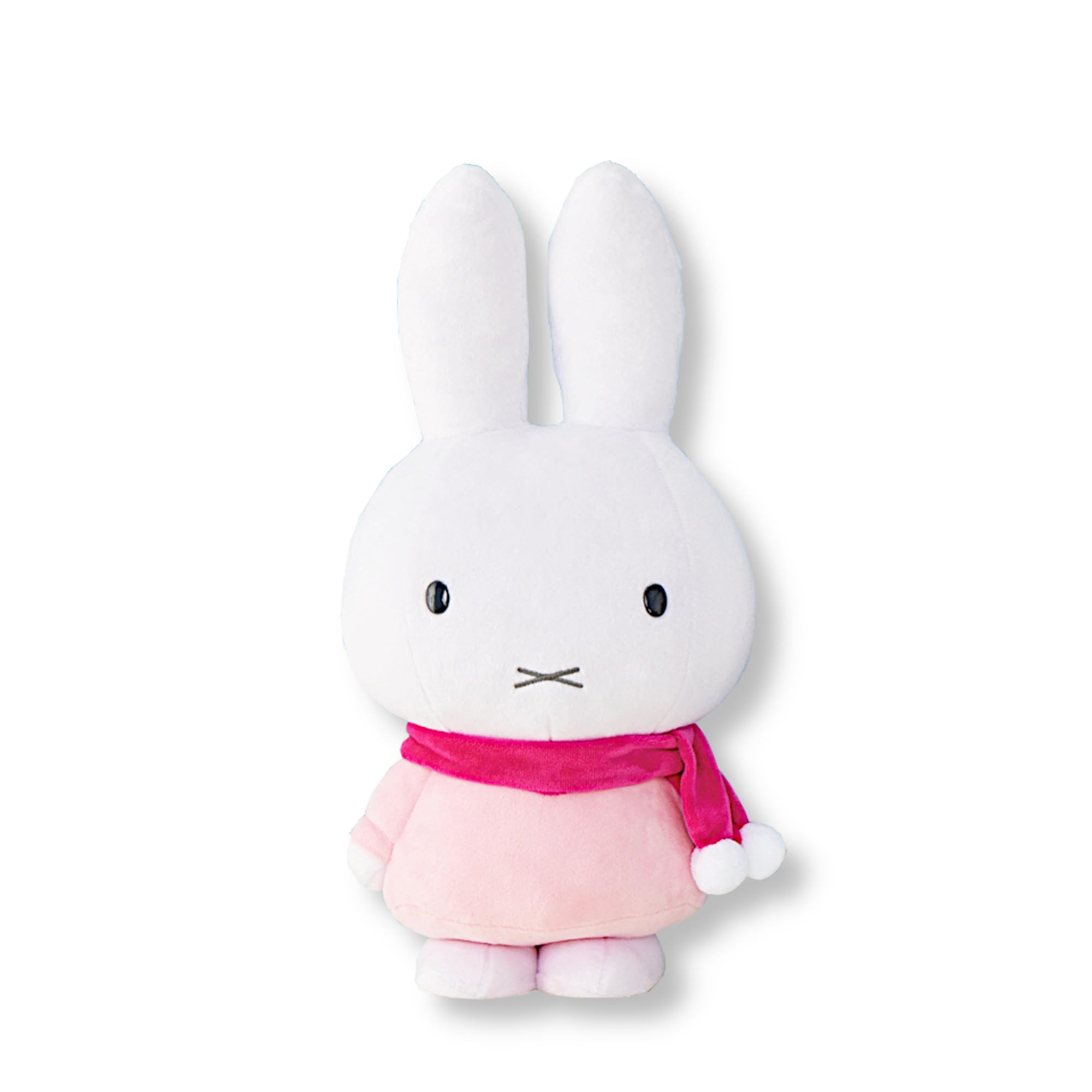 

Miffy Extra Large Plush Toy Pompom Scarf 1 Type [Pink Scarf]