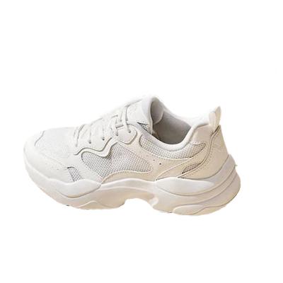 Serie Life Gravedad Simple Cómodo Absorción de Impactos Antideslizante Transpirable Zapatillas Bajas Zapatos de Papá Mujer zapatilla Blanco Papel 122538814-6