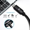 DSD TECH SH-AU20B USB - 6.35mm TS Audio Adapter, supports 96kHz 24-bit sampling rate.