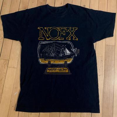 NOFX Final Tour Brockton 2026 Unisex Zwart Katoenen T-shirt, Maat S-5XL