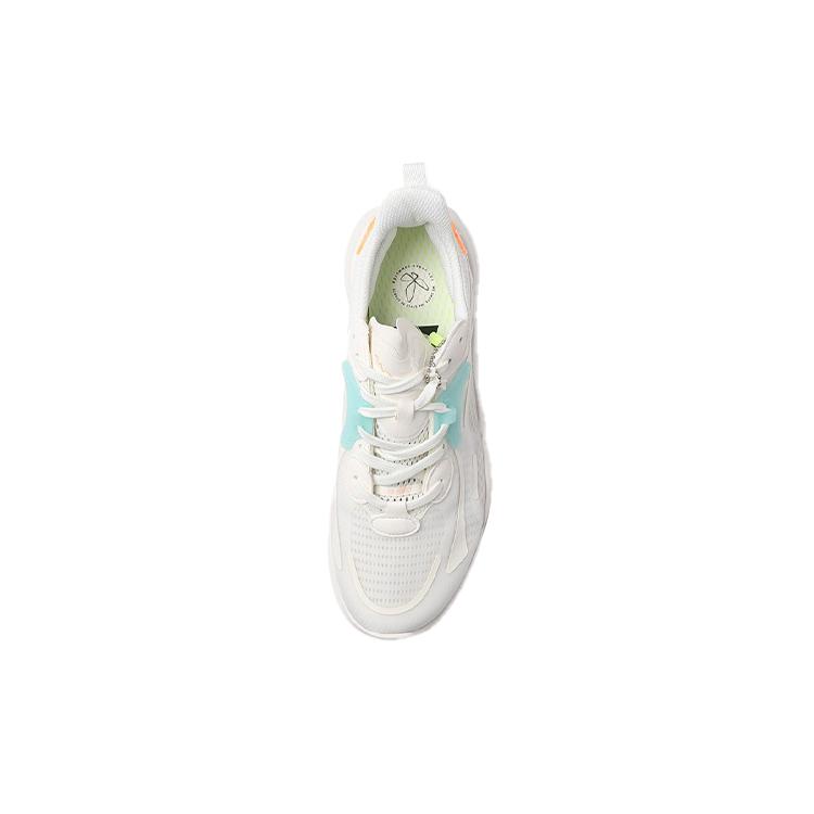 ANTA Variety Training Collection Training Shoes Women's Low top Ivory White/Dazzling Neon Orange 122127720-3