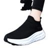 Summer breathable new thick-soled leisure travel socks shoes fly-woven sports mesh shoes
