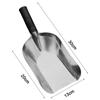 Multipurpose Flat Spoon Garden Shovel Stainless Steel Trowel for Weeding Transplanting and Vegetable Gardening