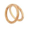 Handcraft Wooden Handbag Handles Round DIY Purse Handles Replacement Purse Strap