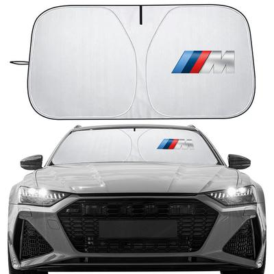 MNB15 Car Windshield Sun Shade Visor UV Protection Shield For M E60 E90 E46 E39 E70 F10 F20 F30 X5 X6 X1 M3 M5 M6 E71 Accessories