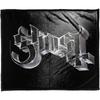 Ghost Sherpa Fleece Chrome Logo Blanket