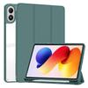 For Xiaomi Redmi Pad 2 Pro 12.1 Inch 2025 Case PU Fold Stand with Pencil Holder Acrylic Back Tablet Cover with Auto Sleep Funda