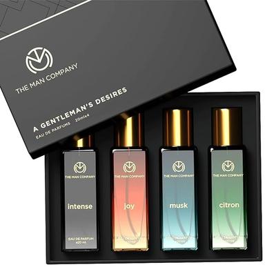 The Man Company Speciaal Samengestelde Parfum Geschenkset voor Mannen 4X20ml- De Wens van een Gentleman