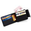 Cross-Border Men's Short Wallet with Multi-Card Slots, Dual Magnetic Buckle, and Dollar Money Clip