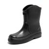 Non-slip Women's Rain Boots Adult Mid-tube Women's Waterproof Water Shoes Outdoor Kitchen Work Rain Boots Plus Velvet Rubber Shoes
