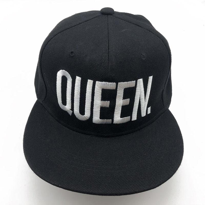 1PC KING Embroidered  Lover Men Women Baseball Cap Black Hip Hop Snapback  Chapeau Bone Masculino Hats