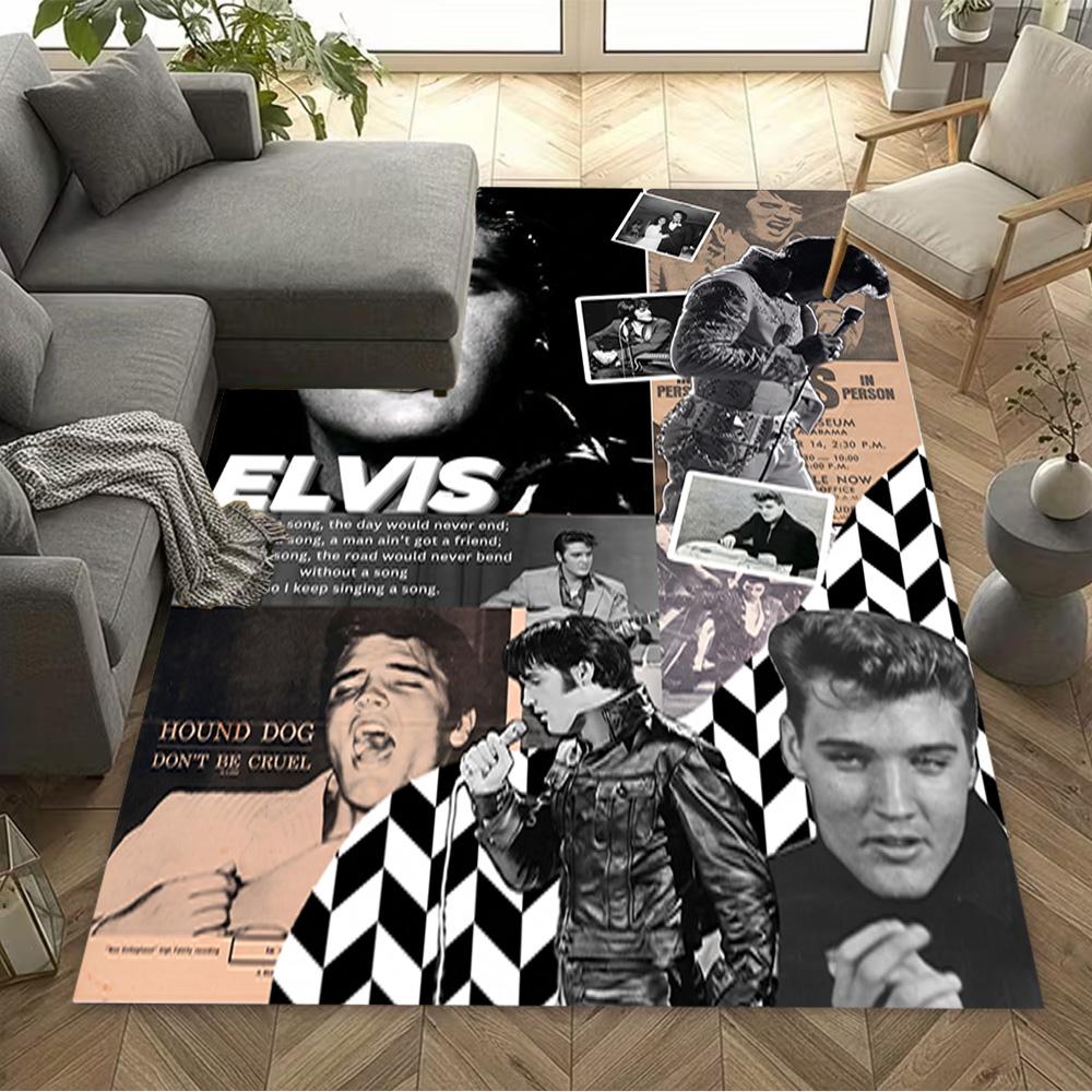 Rock Roll Icon Carpet Design for Bedrooms Balcony Game Room Foyer Antislip Carpet Office home decor Perfect Gift for Valentine's Wedding Birthday