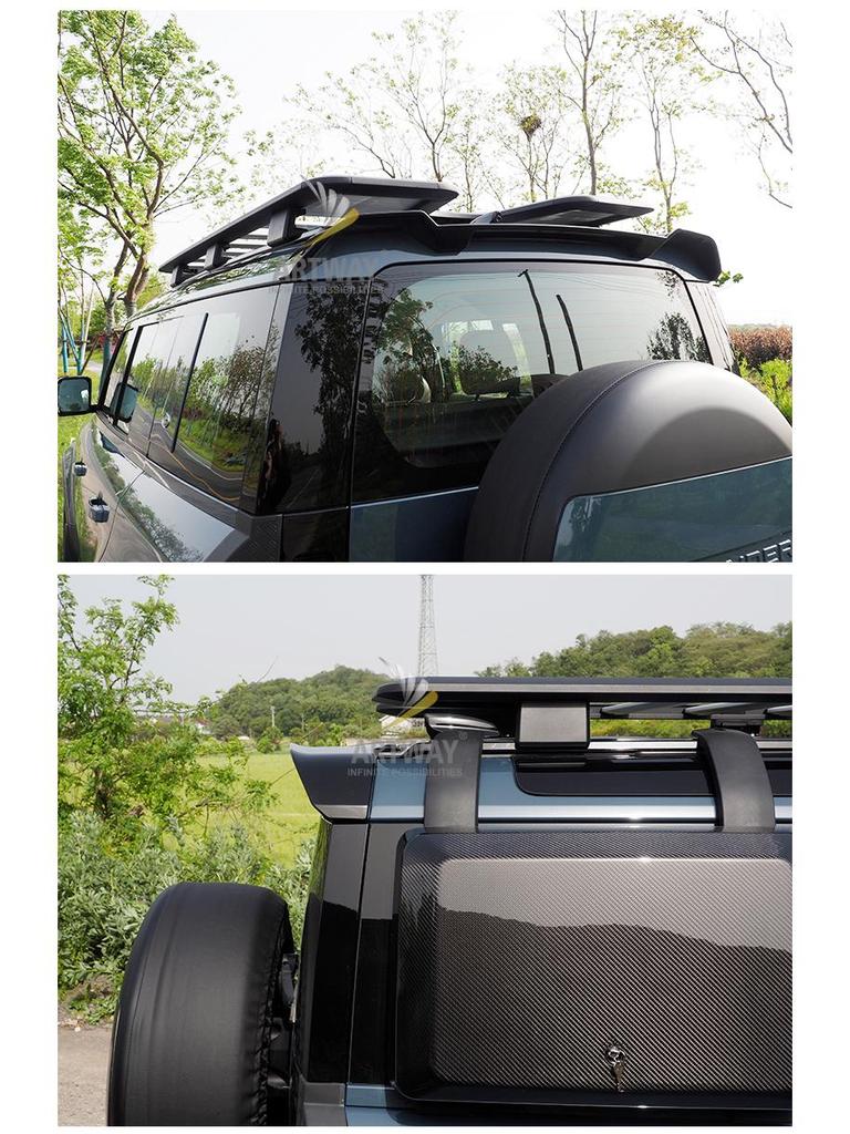Land Rover New Defender Rear Wing Spoiler ABS Material Upgrade - Easy Installation