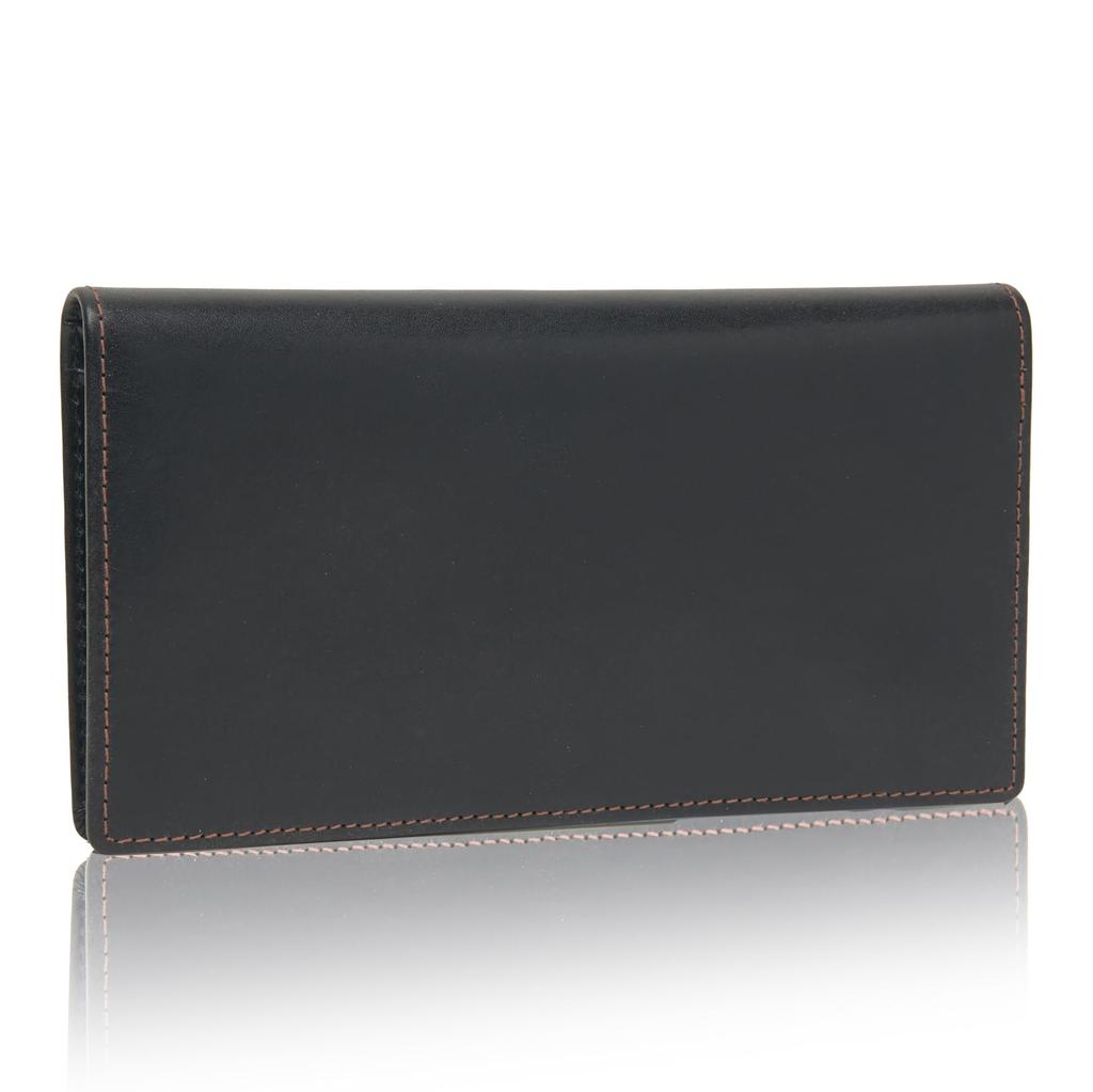 Whitehouse Cox Long Wallet S8819 in Men's Havana/Tank.
