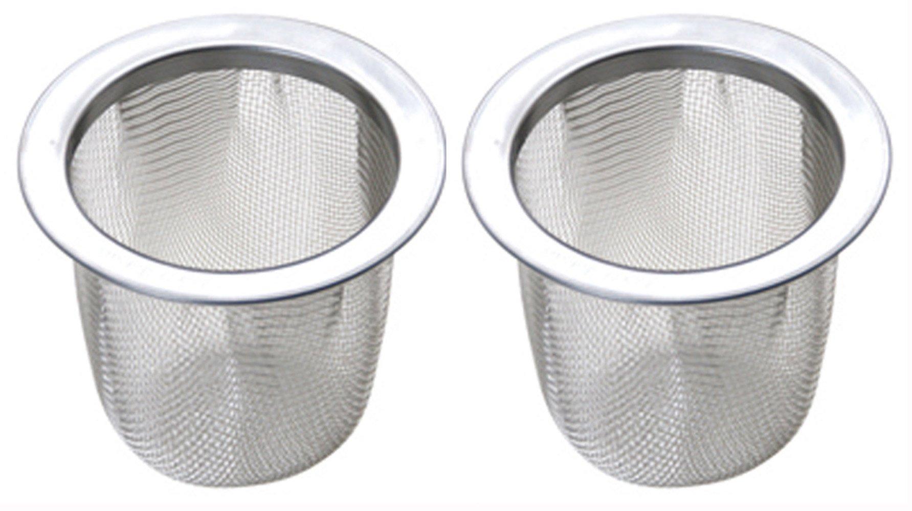 

ZEROJAPAN 18-8 Stainless Steel Mini Tea Strainer, Set of 2, P-MI-2
