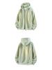 Unisex American-Style Heavy Fleece Hooded Jacket for Autumn/Winter