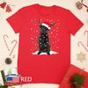 Black Lab Labrador Christmas Tree Light Pajama Dog Xmas Gift Unisex T-shirt