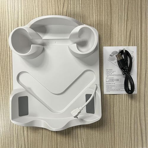 LICHIFIT VR Headset Charging Stand for Quest 2/3/3S, Multi-Function Storage, LED Indicator, Type C Charger, Fast Charging, Host Storage, Controller St