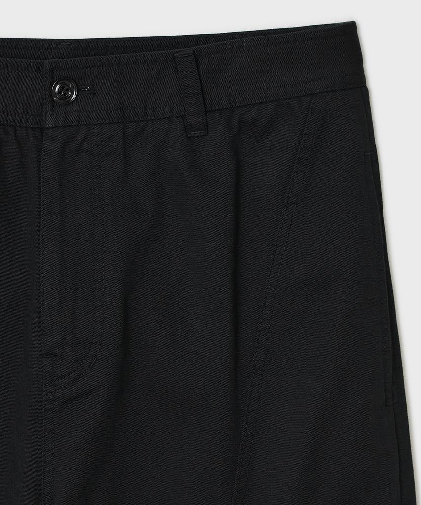 Bellie True Curved Cargo Pants - Black