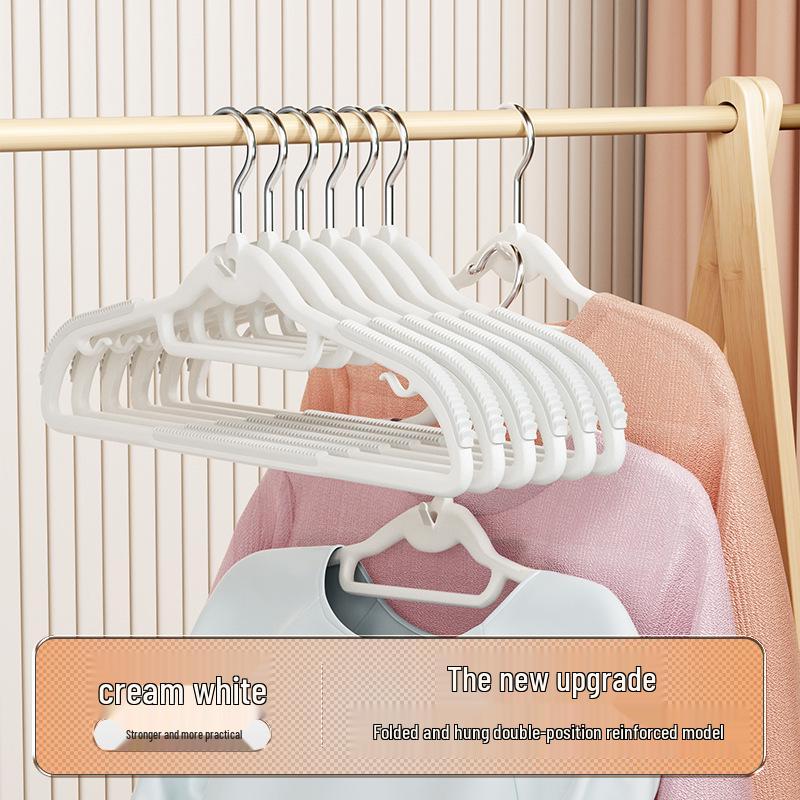 Rotatable Anti-Slip Seamless Heavy-Duty Hanger for Wet & Dry Clothes