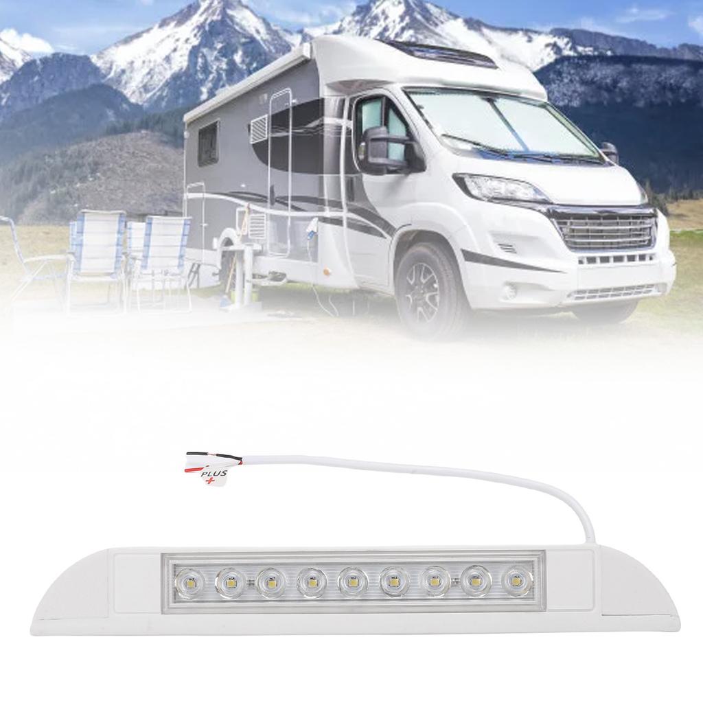 RV LED Awning Porch Light 10 Inch 6000K Cool White Lighting IP67 Waterproofing RV Exterior Porch LED Flood Light