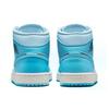 Air Jordan 1 Mid SE Ice Blue Women Sneakers Black Sail Dark-Powder-Blue DV1302-400