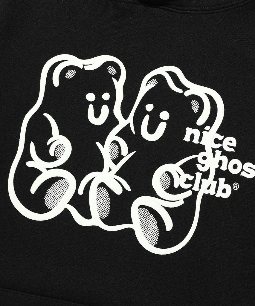 Gummy Bear & Logo Hoodie_Black(Ng2Efum400A)