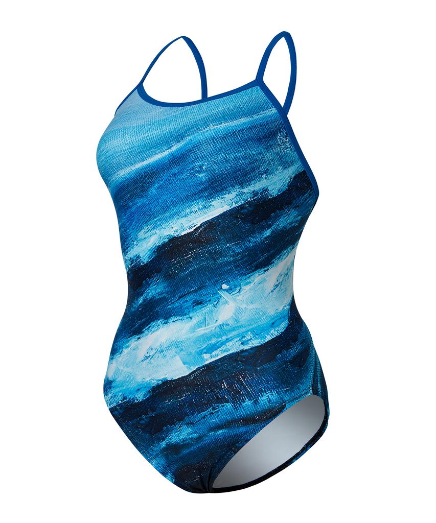 Laelliseupocheu [Osla635 Blu] Blue Wave Double Strap X-Back