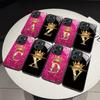 For OPPO A5X 4G 5G CPH2725 Case Fashion Letters Design Hard Tempered Glass Back Covers For OppoA5X A 5X Shockproof Phone Shell