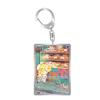 Anime Cartoons Acrylic Key Buckle for Mew Raichu Starly Braixen Skitty Eevee Evolutions Team Rocket Self-Made Card Key Ring Gift
