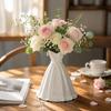 Gown-Shaped 3D Printed Flower Vases Twisted Design Decorative Vase  Office Tabletop Ornaments