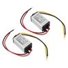 2pcs   to   voltage converter, 24V to 12V step-down power regulator for vehicles, boats, solar systems, IP68 sling, operating temperature -40-+80