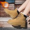 Botas de inverno masculinas Botas de motocicleta Sapatos de segurança masculinos Botas de couro impermeáveis Botas masculinas de cano alto Botas casuais Hombre