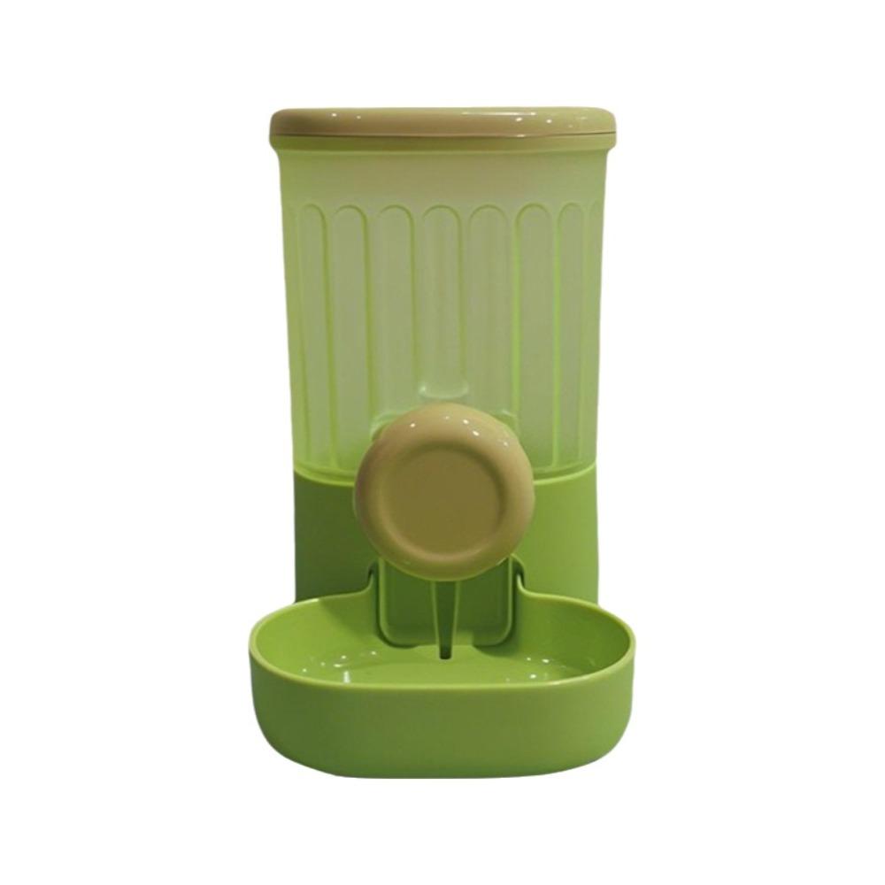 

Large Capacity Dog Water Dispenser Cage Mounted Pet Water Bottle Food Container Pet Feeding Green Feeder