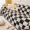 Nordic Tassel Throw Blanket Four Season Sofa Cover Dust Anti-cat Scratch Protection Cover Sofa Blanket Carpet Travel Rug Tassels