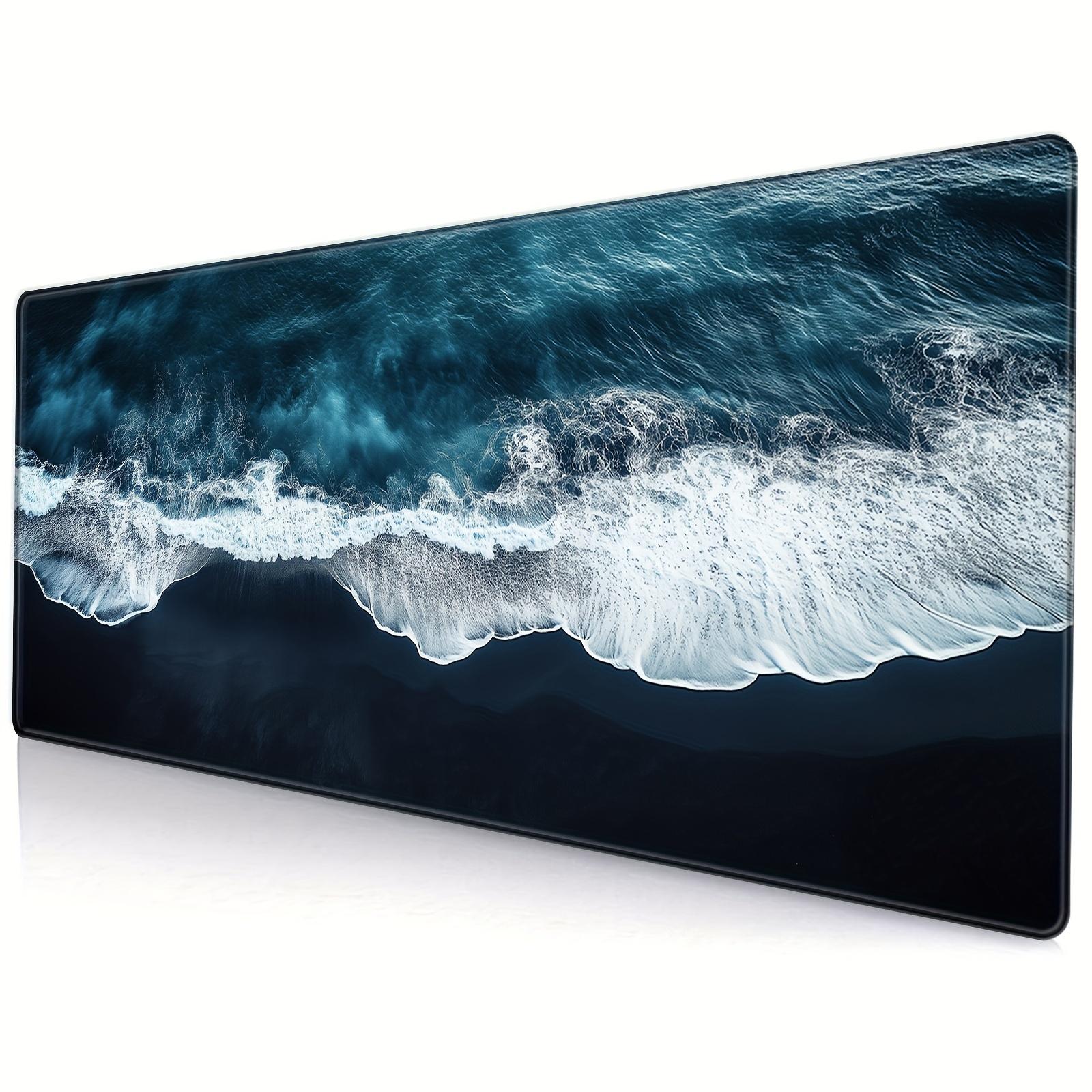 Blue Ocean Washable Extended Gaming Mouse Pad AntiSlip Base EdgeLocked Design Suitable for ESports and Office Use 800X300x2mm
